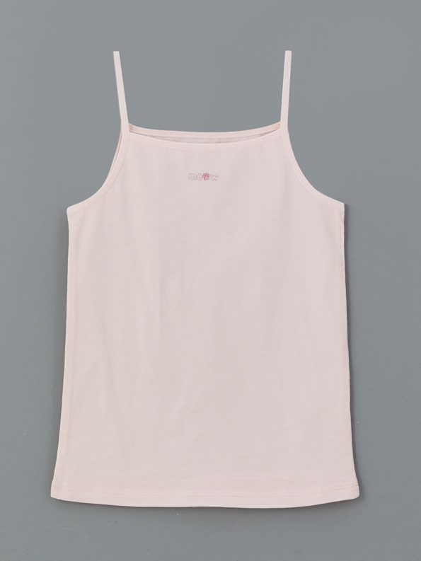 Square Neck Floral Girls' Tank Top Set