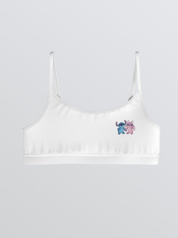 Printed Girls' Crop Top Set