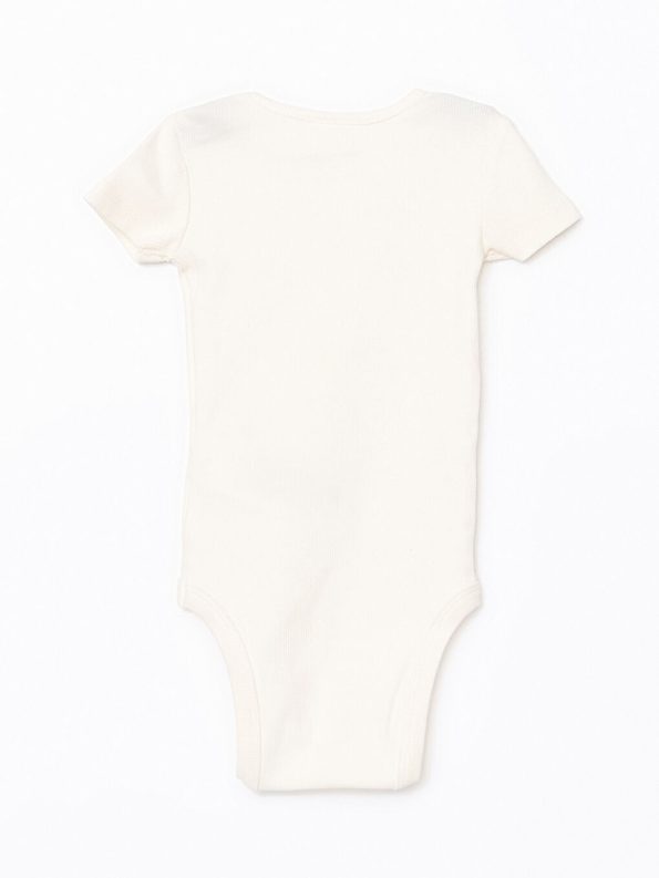 Printed Crew Neck Bodysuit for Baby Girls
