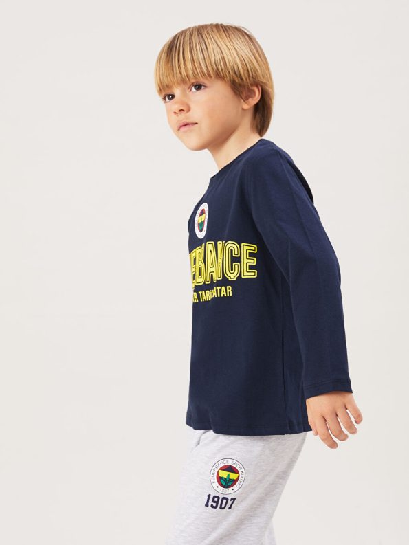 Boys' Printed Crew Neck T-Shirt Set