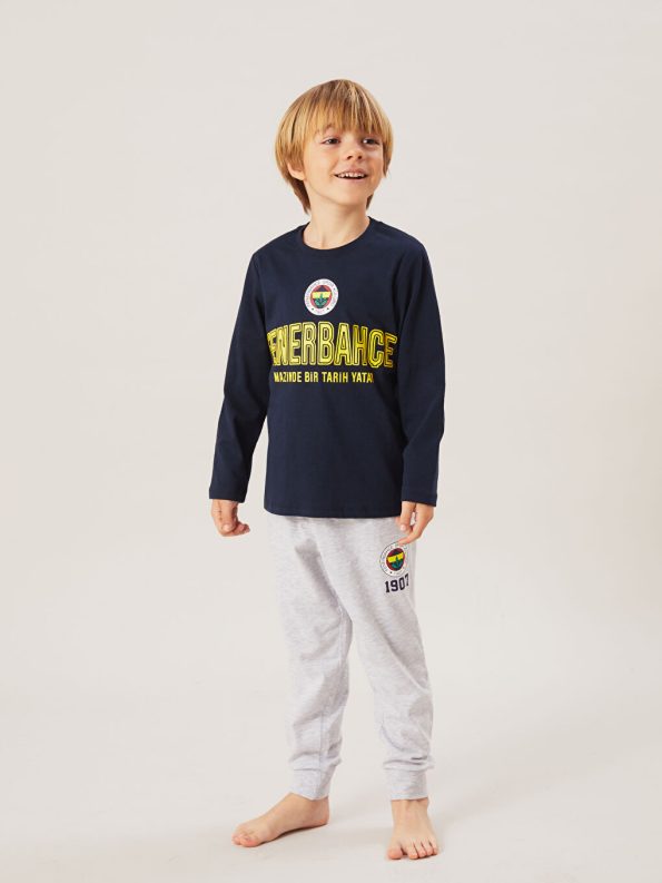 Boys' Printed Crew Neck T-Shirt Set