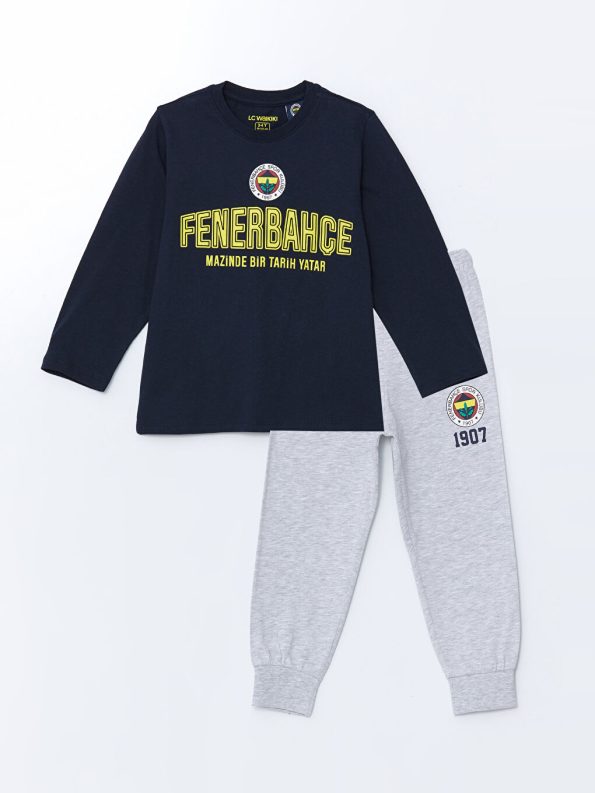 Boys' Printed Crew Neck T-Shirt Set