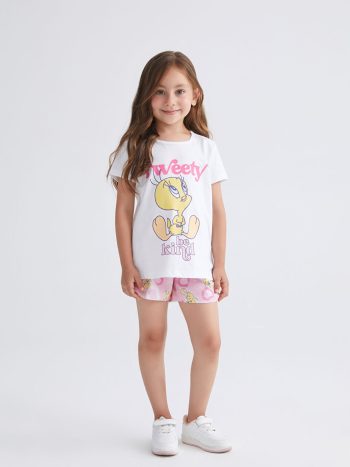 Girls' Elastic Waist Cargo Pants