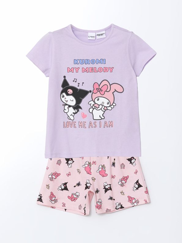 Bicycle Neck Barbie Printed Dress for Girls