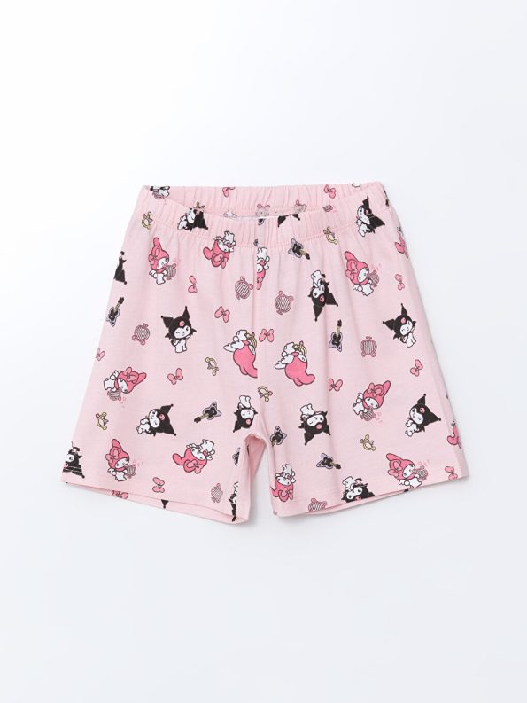 Bicycle Neck Barbie Printed Dress for Girls