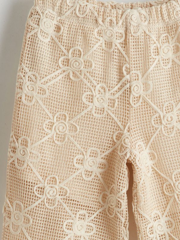 Embroidered Crew Neck T-Shirt for Baby Girls