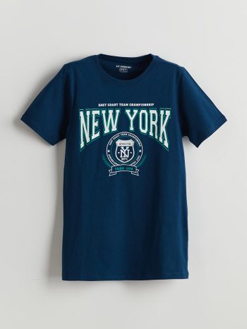 Boys' Real Madrid Printed Crew Neck T-Shirt and Shorts