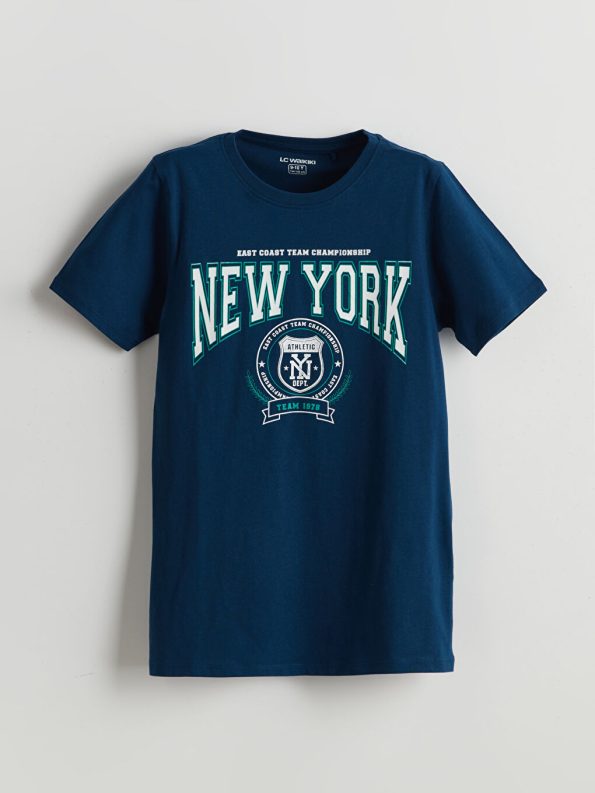 Boys' Real Madrid Printed Crew Neck T-Shirt and Shorts