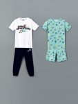 Pikachu Printed Boys' Thick Tracksuit Set