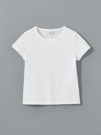 Girls' Bicycle Neck T-Shirt and Leggings Set