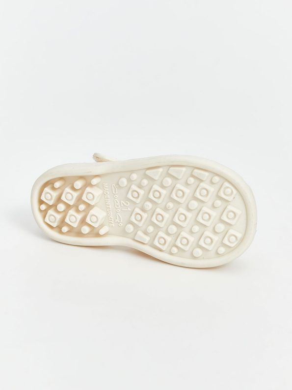 LCW STEPS Beige Velcro Baby Girl Beach Sandals