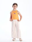 Elastic Waistband Girls' Short Leggings Set of 2