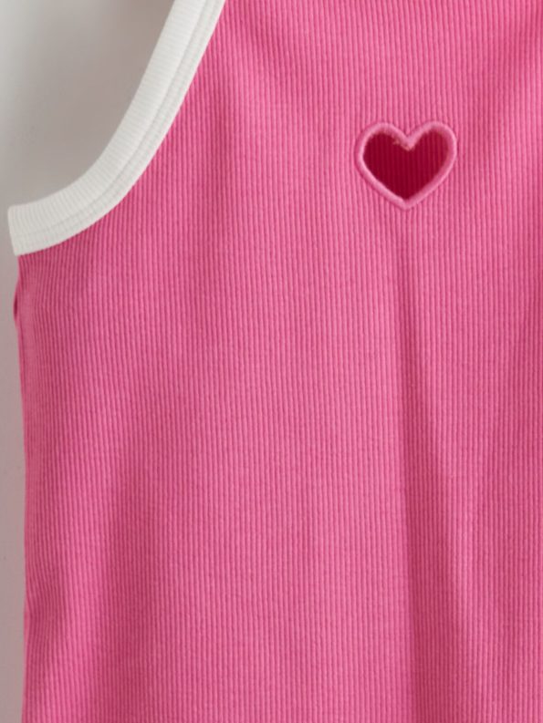 LCW Kids Fuchsia Halter Neck Girls' Tank Top Set