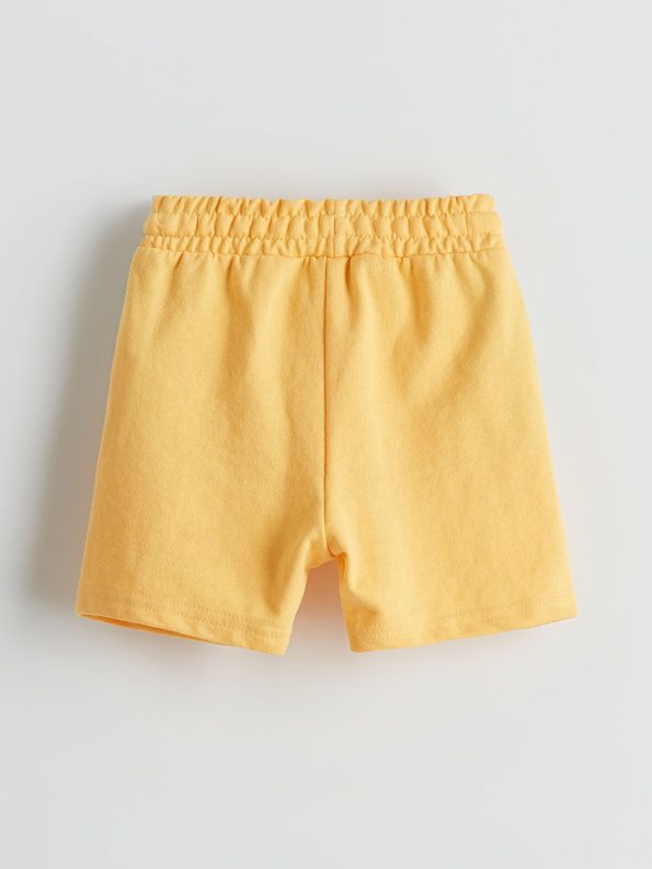 LCW ECO Yellow Elastic Waist Printed Boys' Shorts