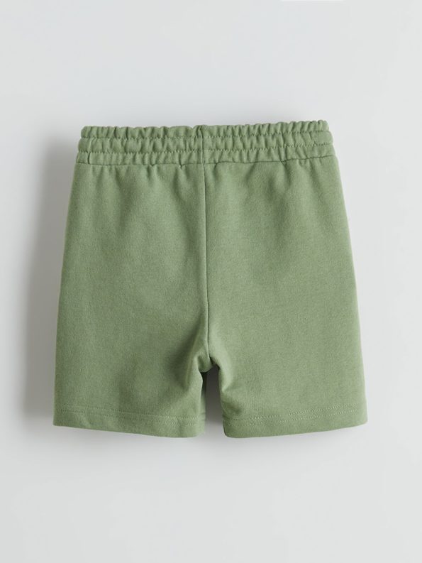 LCW ECO Green Elastic Waist Printed Boys Shorts