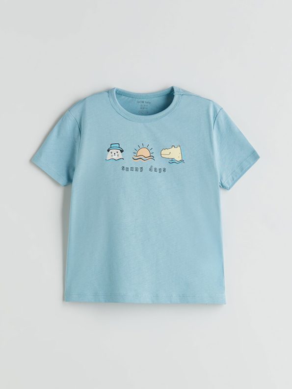 Boys' Printed Baby Romper Set