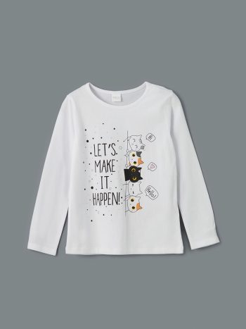 Cinnamoroll Print Thick Girls' Sweatshirt Set
