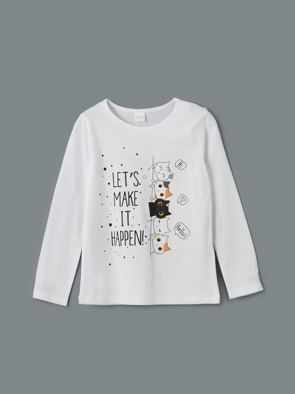 Cinnamoroll Print Thick Girls' Sweatshirt Set
