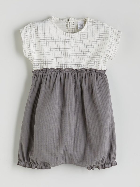 Polka Dot Girl Baby Romper