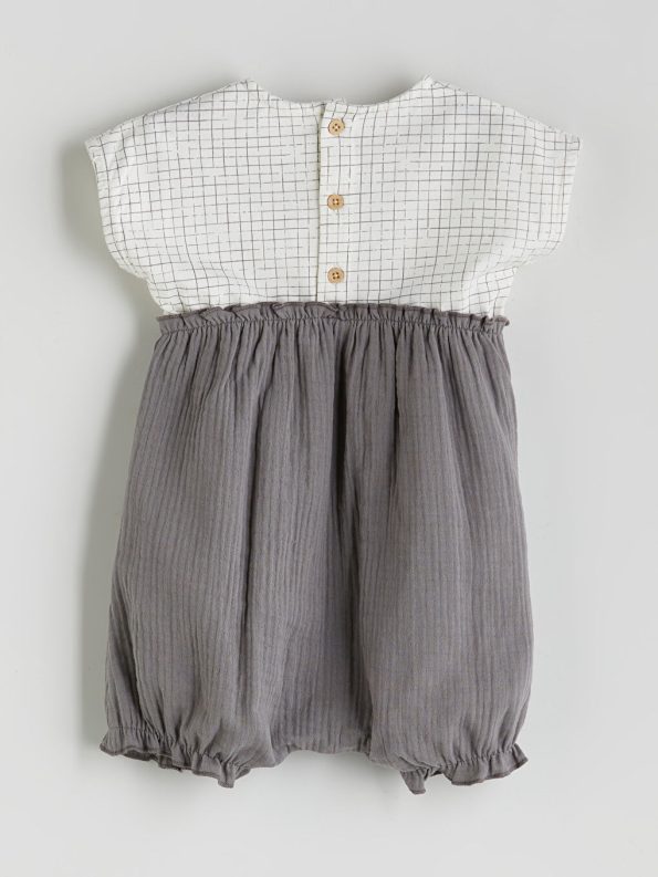 Polka Dot Girl Baby Romper