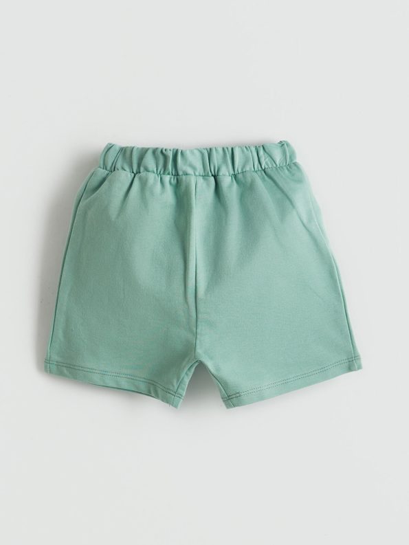 LCW Baby Beige Elastic Waist Basic Baby Boy Shorts Set of 3