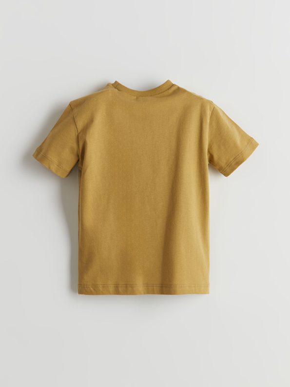 LCW ECO Haki Printed Short Sleeve Baby T-Shirt