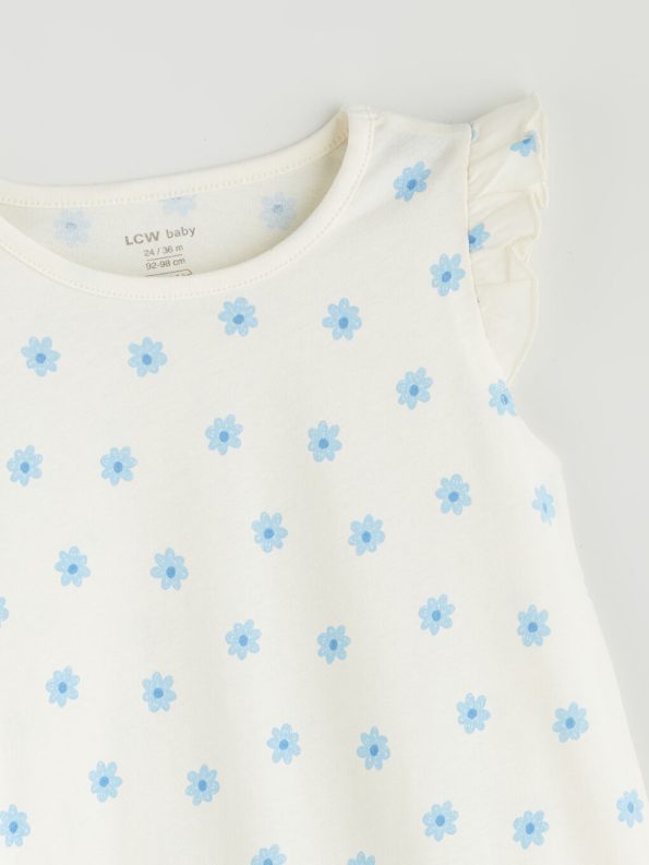 Floral Baby Girl Hospital Departure Set
