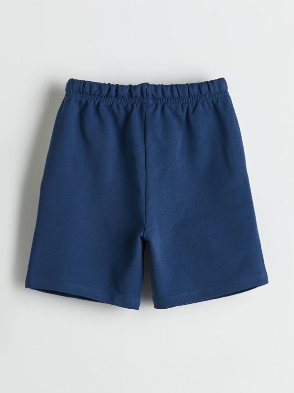 LCW Kids Gray Elastic Waist Boys' Shorts Set