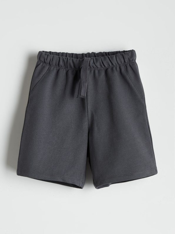 LCW Kids Ivory Elastic Waist Boys' Shorts Set