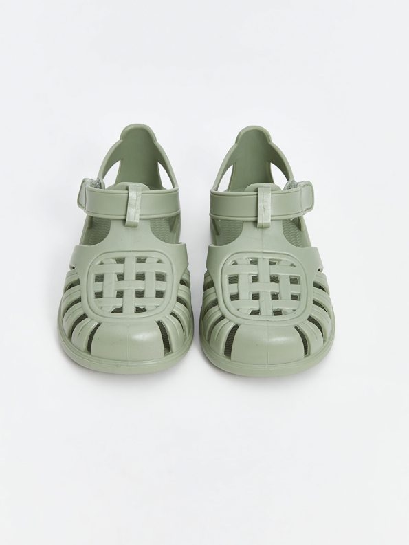 LCW STEPS Green Velcro Baby Sandals