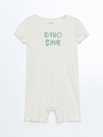 LCW ECO Cream Cotton Baby Boys' Bodysuit