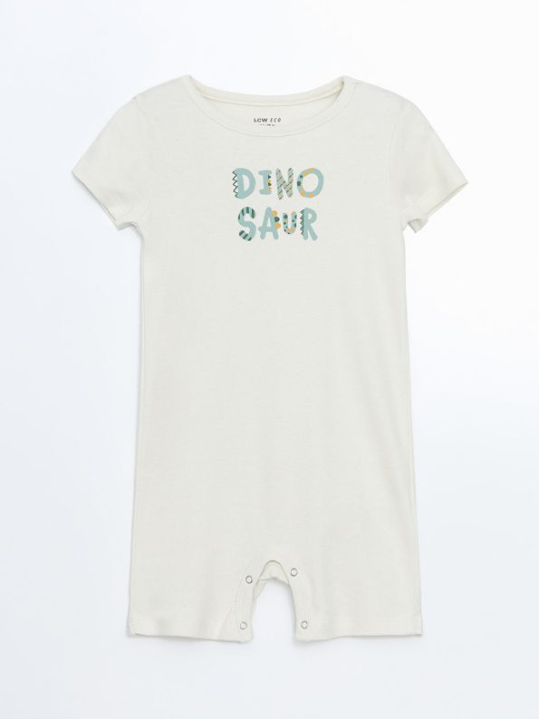LCW ECO Cream Cotton Baby Boys' Bodysuit