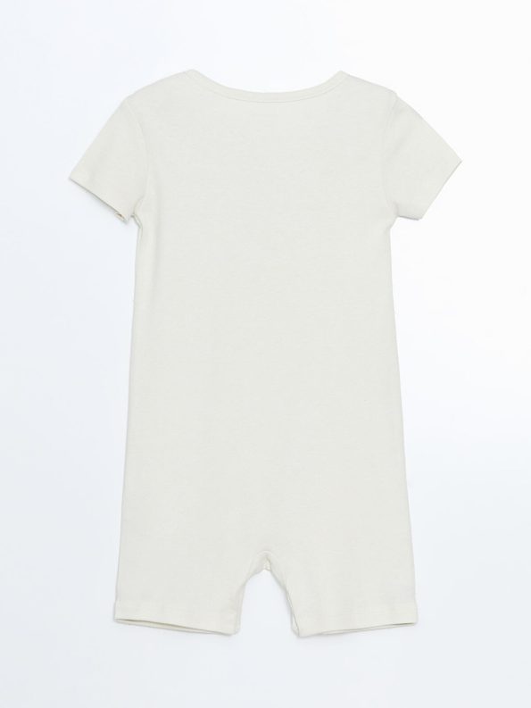 LCW ECO Cream Cotton Baby Boys' Bodysuit
