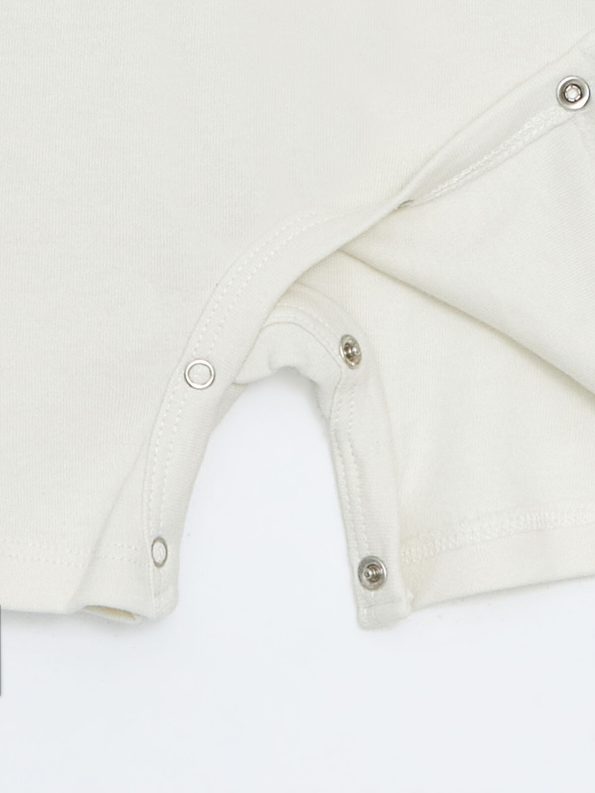 LCW ECO Cream Cotton Baby Boys' Bodysuit