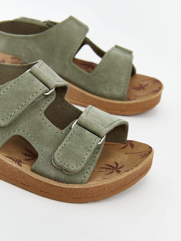 LCW STEPS Haki Velcro Baby Boy Sandals