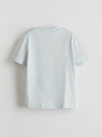 LCW ECO Blue Pear Print Boys' T-Shirt