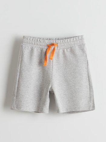 LCW ECO Yellow Adjustable Waist Boys' Shorts Set