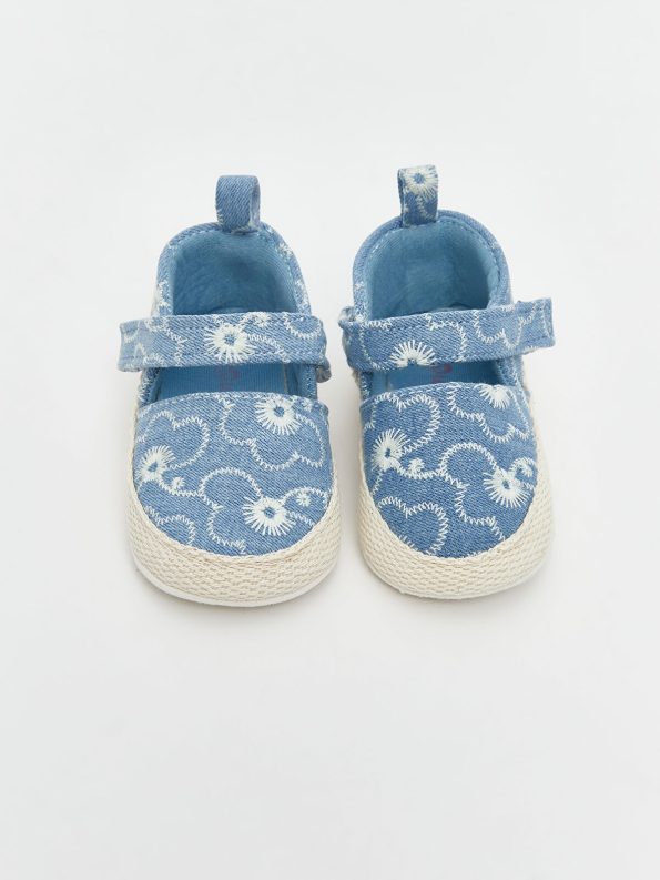 LCW ACCESSORIES Indigo Velcro Pre-Walking Shoes for Baby Girls