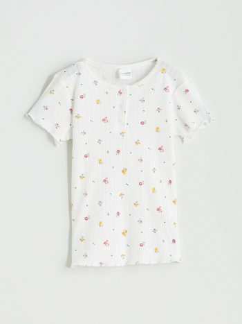 Embroidered Girls' Sleeveless Top Set