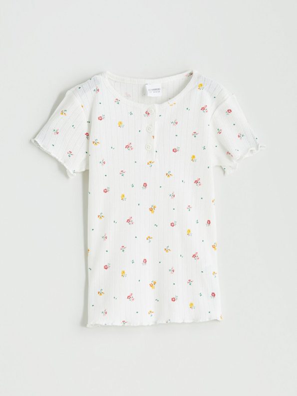 Embroidered Girls' Sleeveless Top Set