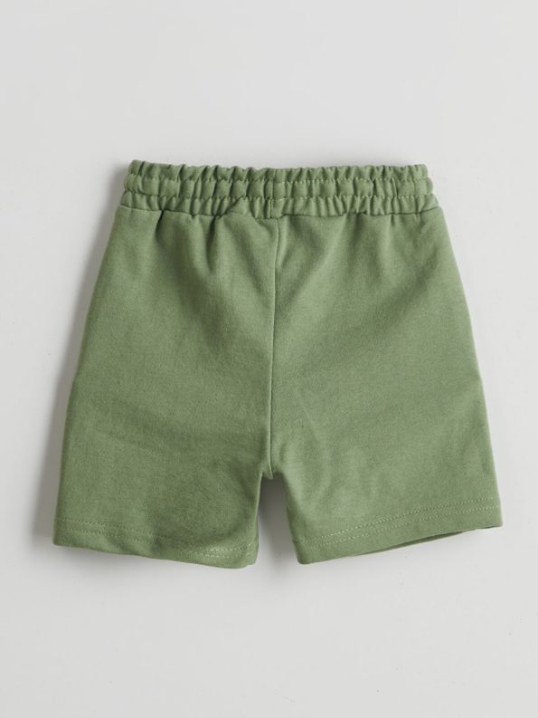 LCW ECO Green Elastic Waist Printed Boys' Shorts