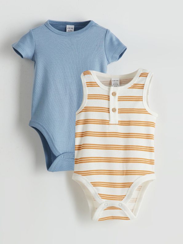 Printed Baby Boy Bodysuit Set of 3