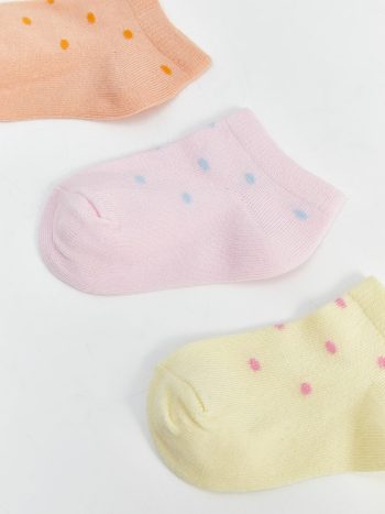 LCW Kids Printed Baby Girl Socks - Set of 3