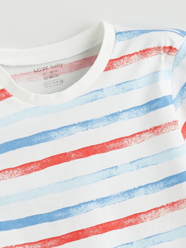 Buttoned Collar Baby Boy Romper