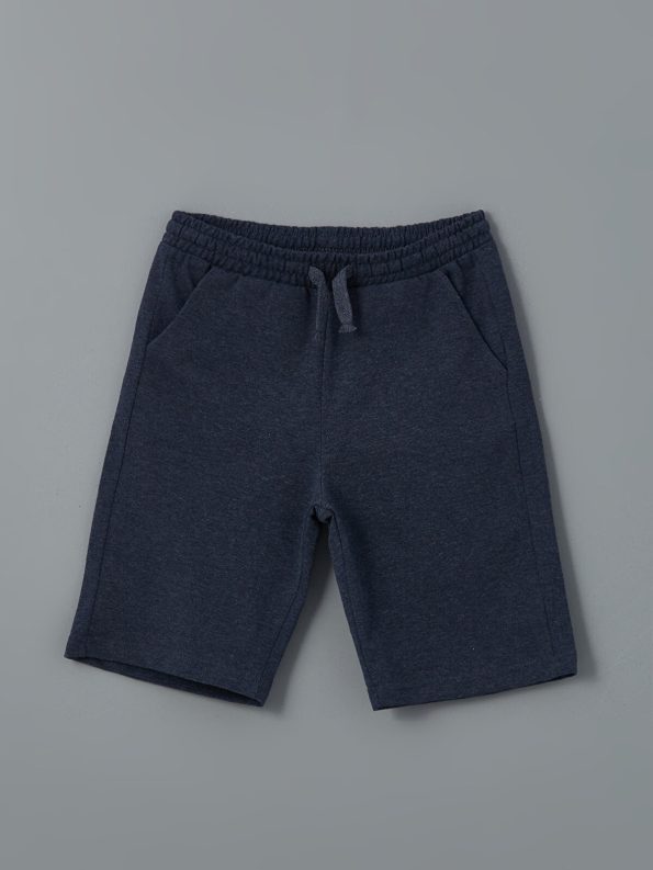 LCW ECO White Crew Neck Boys' T-Shirt and Shorts Set
