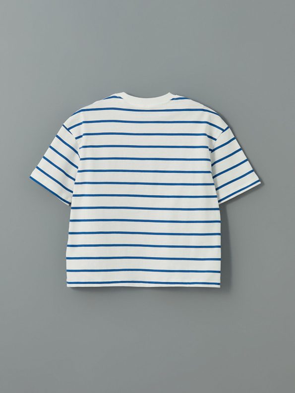 LCW Kids Ecru Crew Neck Boys T-Shirt and Shorts Set