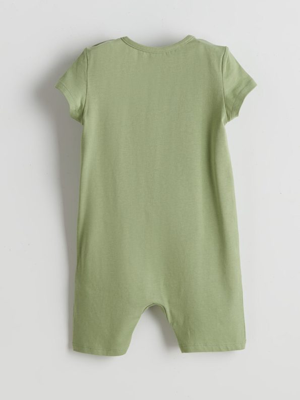 LCW ECO Green Printed Baby Boy Bodysuit