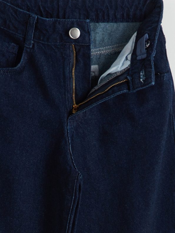 LCW Kids Indigo Adjustable Waist Girls' Jeans