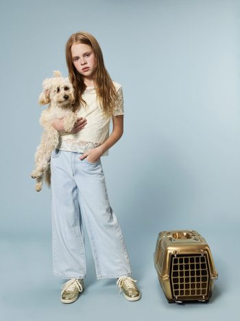 Girls' Crew Neck Blouse