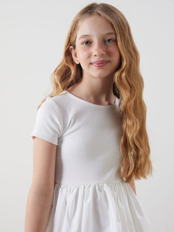 Girls' Crew Neck T-Shirt and Leggings Set